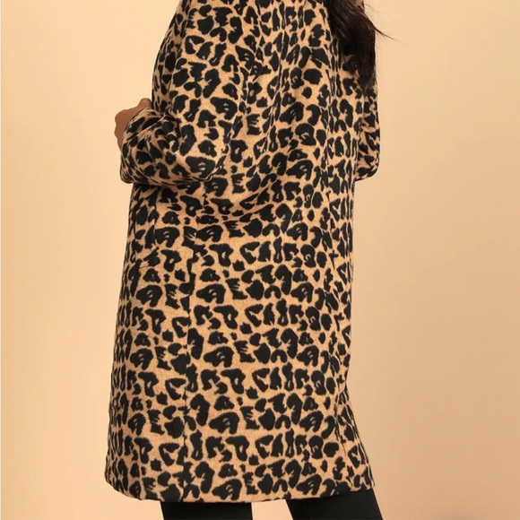 Lulus Leopard Print Coat - Picture 3 of 8